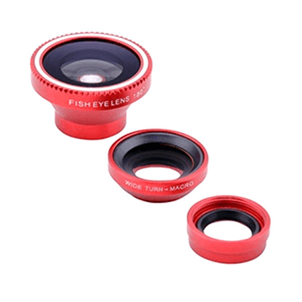 3-Piece Camera Lens Attachment Set For iPhone or Android
