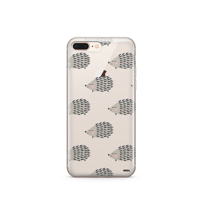 Hedgehog  - Clear TPU iPhone Case / Samsung Case Phone Cover