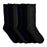 Swan Men's Cotton Ribbed Dress Socks (6-Pairs)